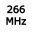 266 MHz