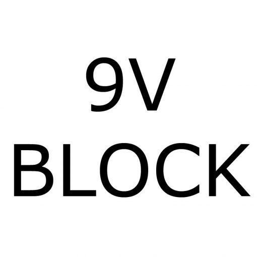 9V Block Batterie